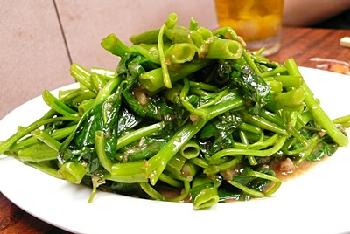 蝦醬炒通菜