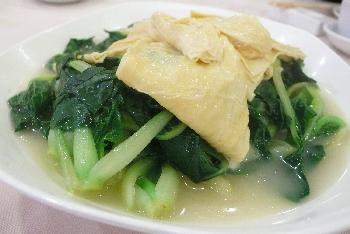 魚湯腐皮浸時蔬