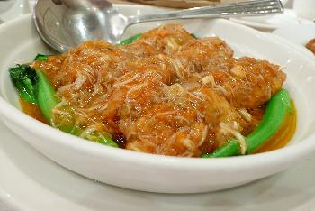 蟹粉琵琶豆腐
