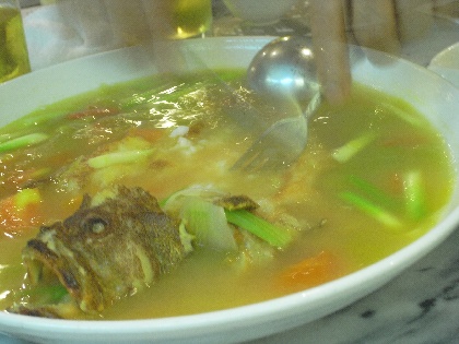 上湯煨大班魚
